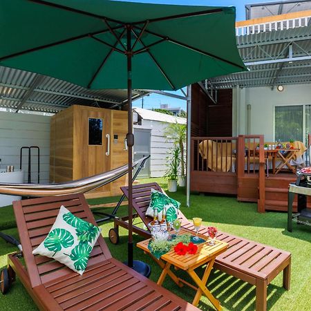 新規オープン サウナ Bbq ジャグジー付き 最大7名 無料駐車場4台 ビーチまで車で5分 Sky House Villa Uruma Exterior photo